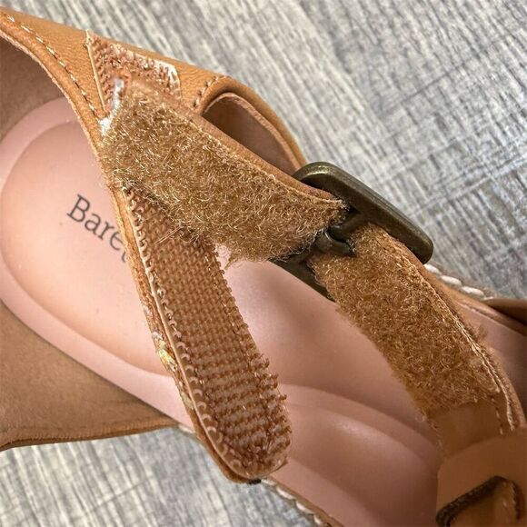 Baretraps Women's Fisherman Flat Sandals Tan Size 7.5M Casual Leather - Picture 5 of 11
